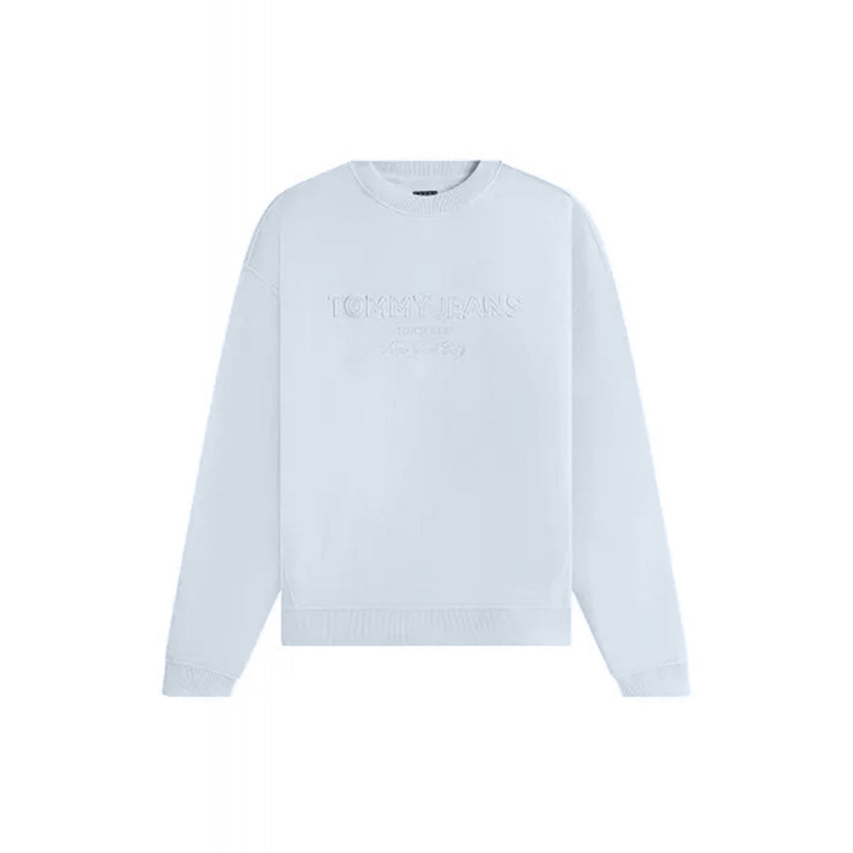 Tommy Jeans | DM22714 Subtle Logo Crew Sweat Top - Sky