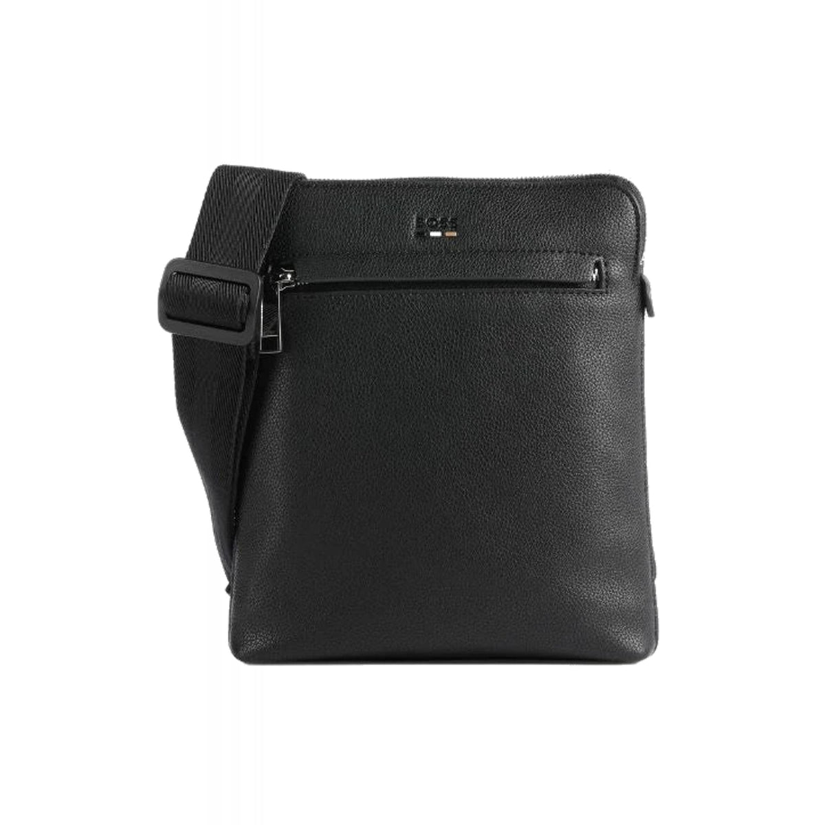 Hugo Boss | 50536477 Ray Faux Eco-Leather Messenger Pouch Bag - Black