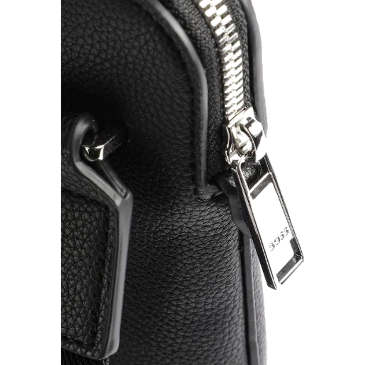 Hugo Boss | 50536477 Ray Faux Eco-Leather Messenger Pouch Bag - Black