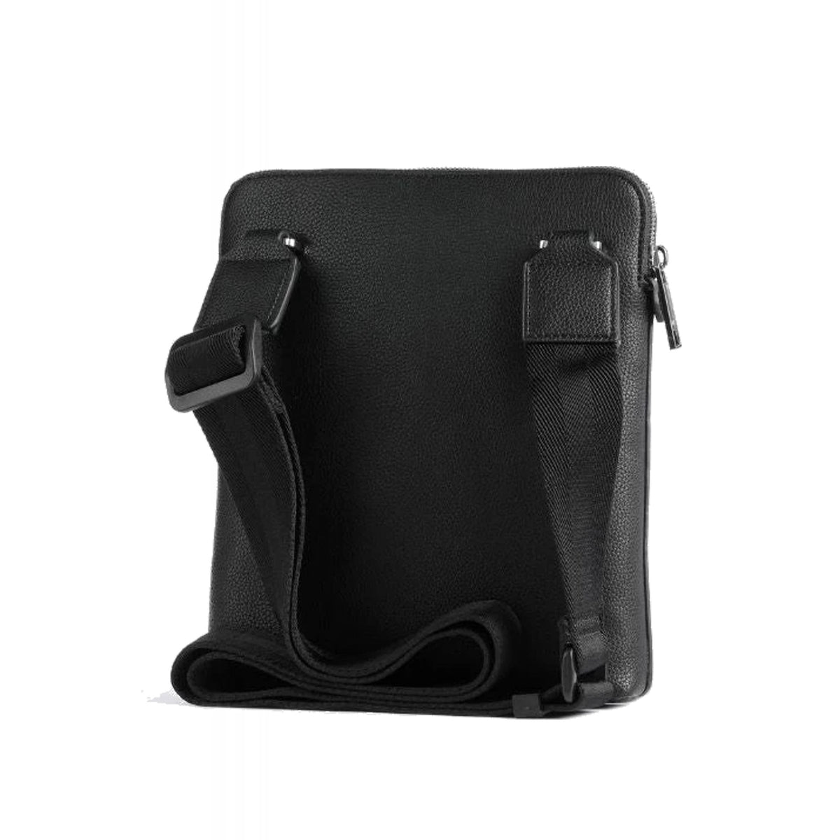 Hugo Boss | 50536477 Ray Faux Eco-Leather Messenger Pouch Bag - Black