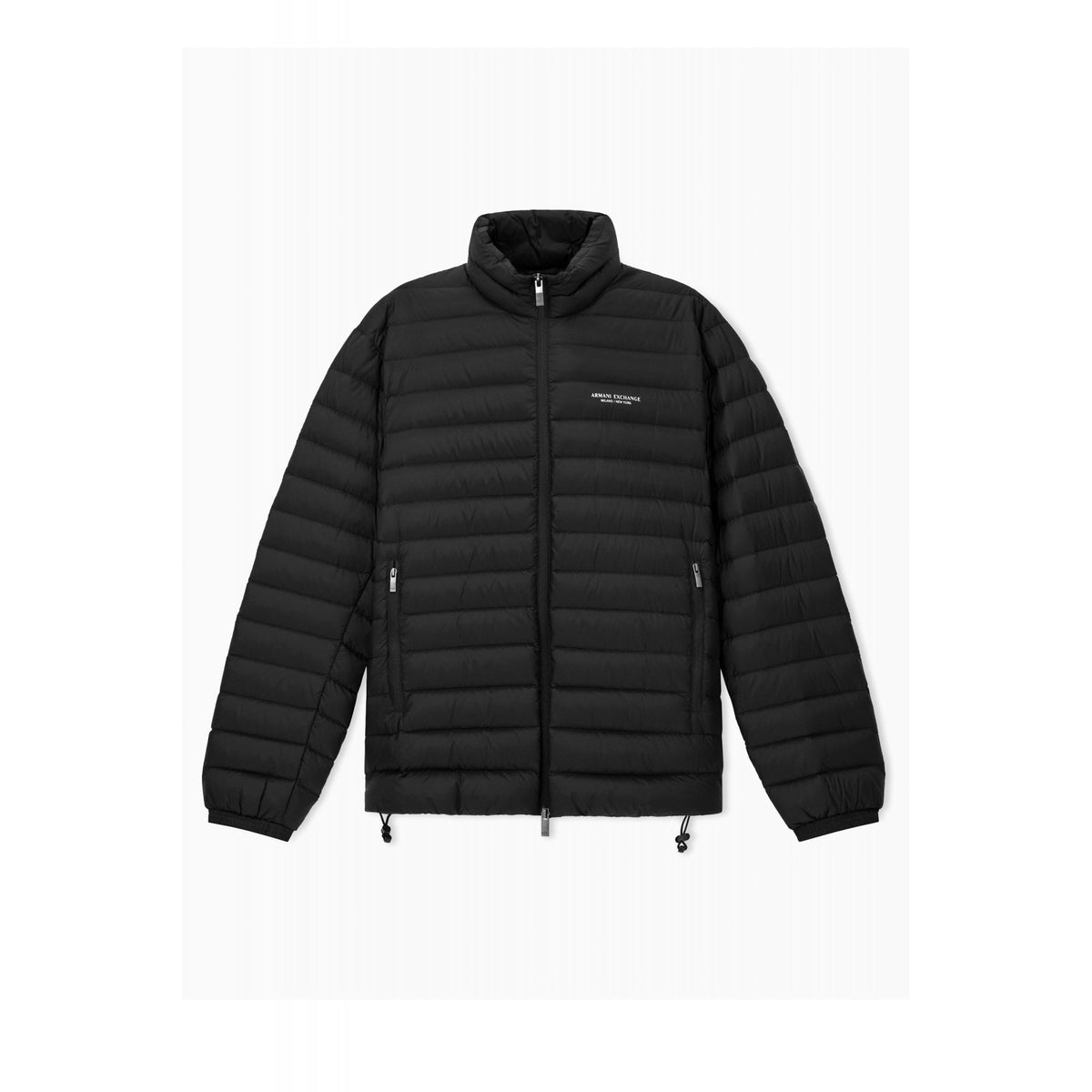 Armani Exchange | AX XM001919 AF16927 Piumino High Collar Quilted Padded Down Jacket - Black