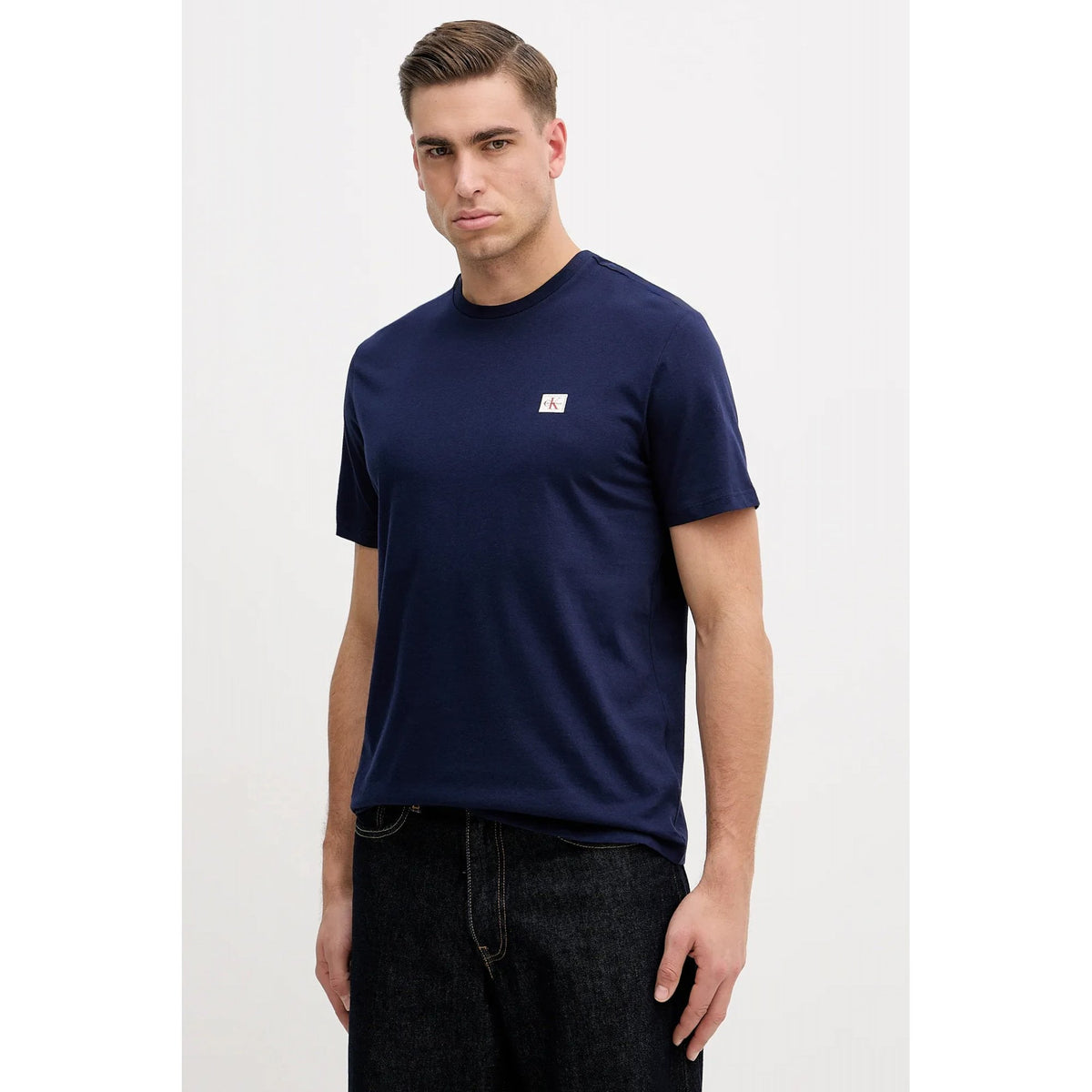 Calvin Klein Jeans | LV04RC272G Badge Logo Crew Cotton Jersey Half-Sleeve T-Shirt