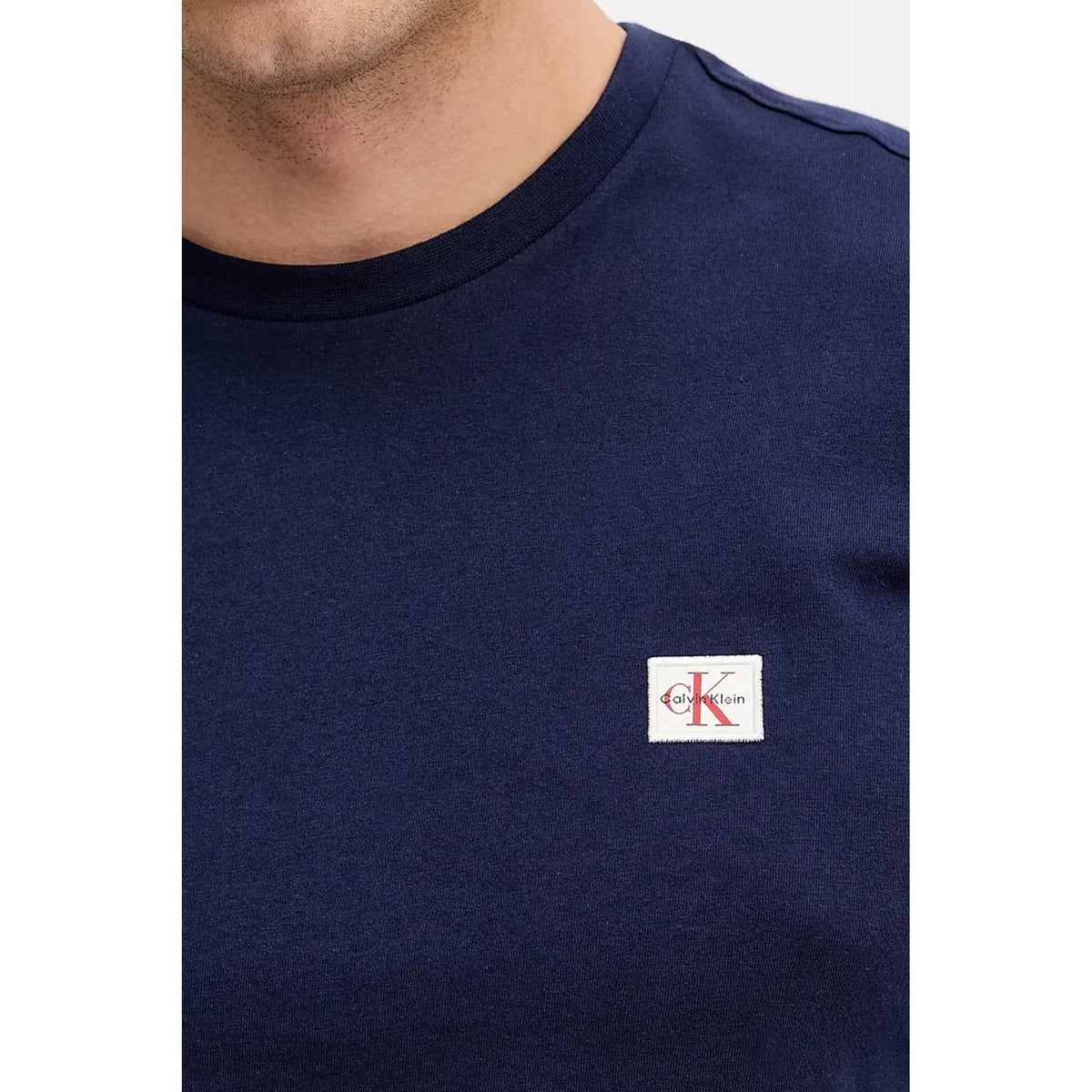 Calvin Klein Jeans | LV04RC272G Badge Logo Crew Cotton Jersey Half-Sleeve T-Shirt