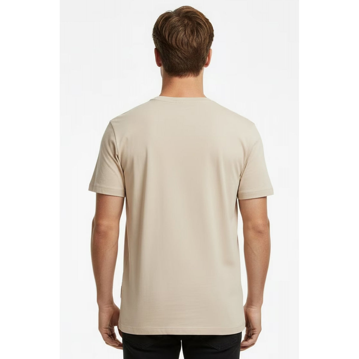 Calvin Klein Jeans | LV04RC272G Badge Logo Crew Cotton Jersey Half-Sleeve T-Shirt