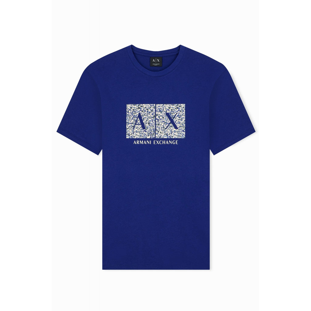 Armani Exchange | AX XM003100 AF10356 Camo Style Logo Design Half Sleeve T-Shirt