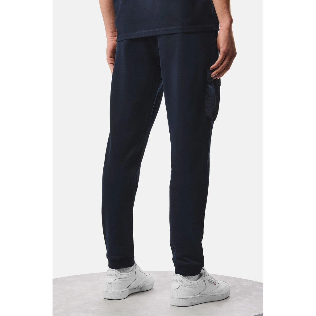 Weekend Offender 3A03 Lippi Nylon Panel Pocket Cotton Jogger - Navy