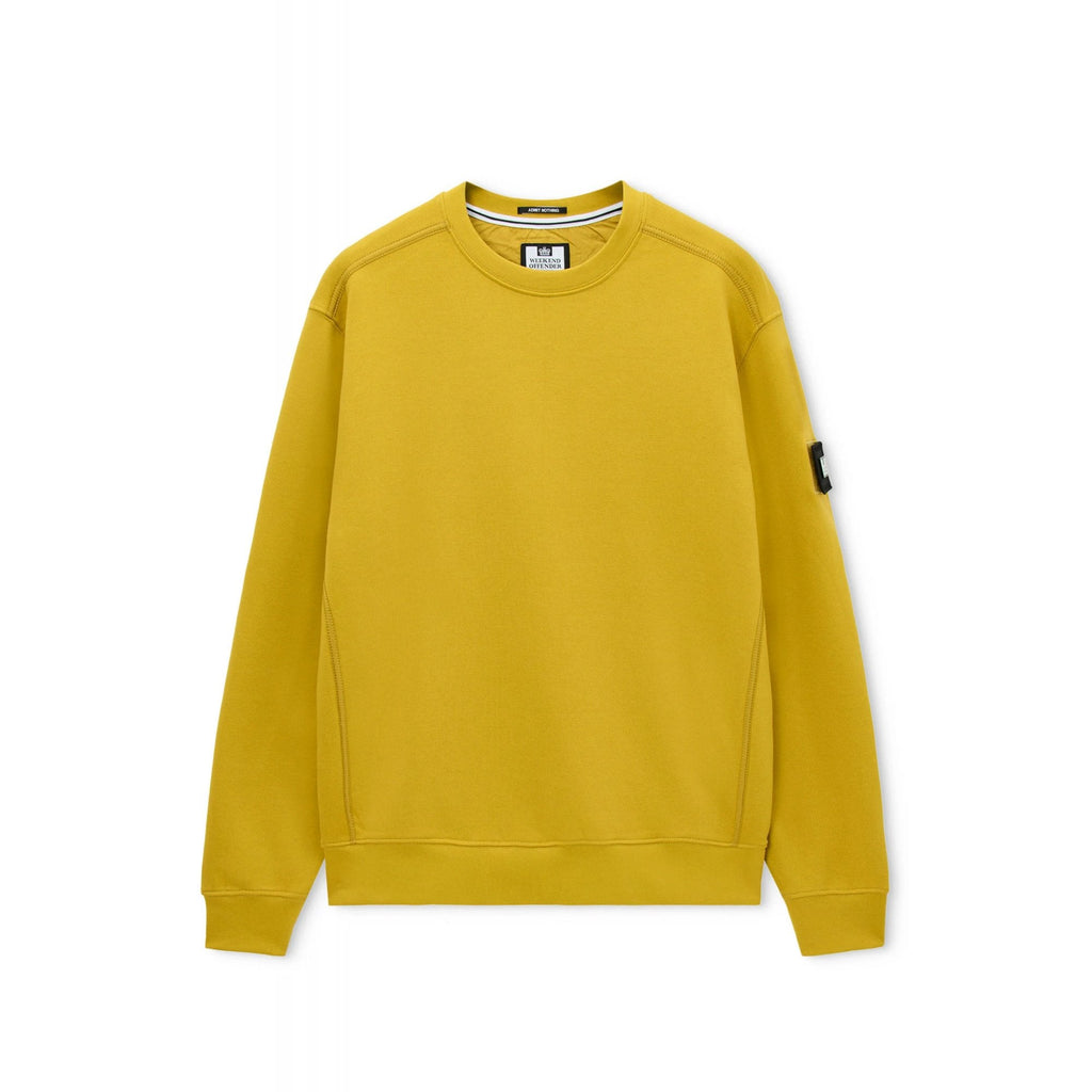 Weekend Offender SW3A21 Thunder Cotton Jersey Crew Neck Sweat Top