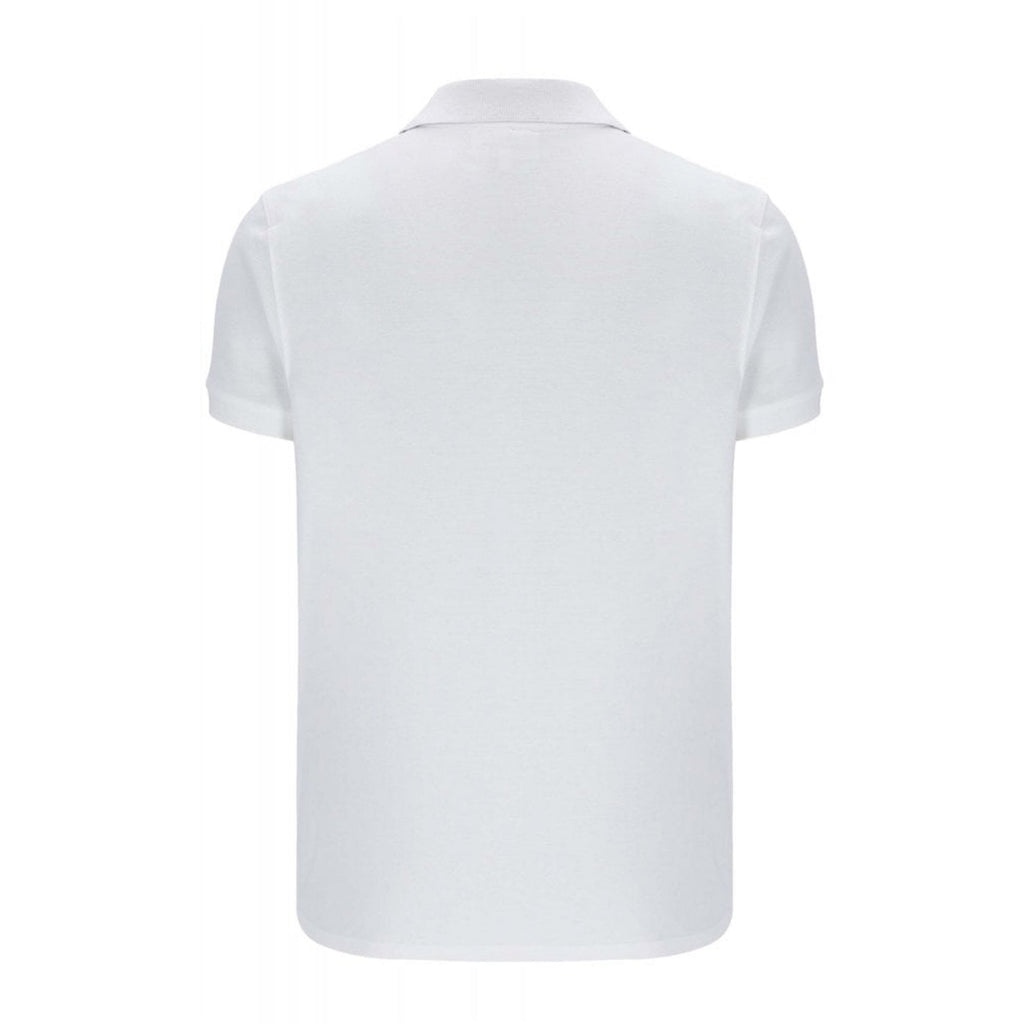 Sergio Tacchini | New Supermac 1140-210 Contrast Double Stripe Polo T-Shirt - White