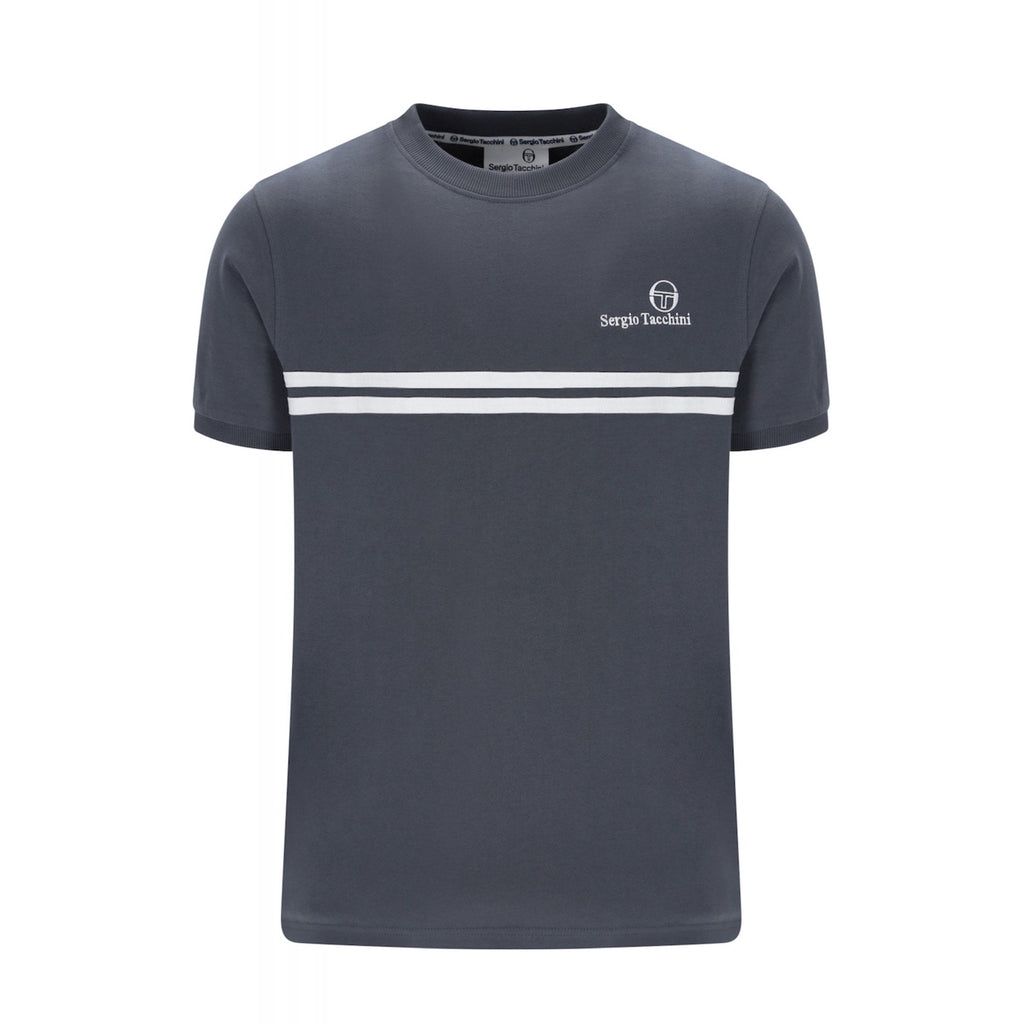Sergio Tacchini | Supermac 1143 Twin Stripe Half Sleeve T-Shirt