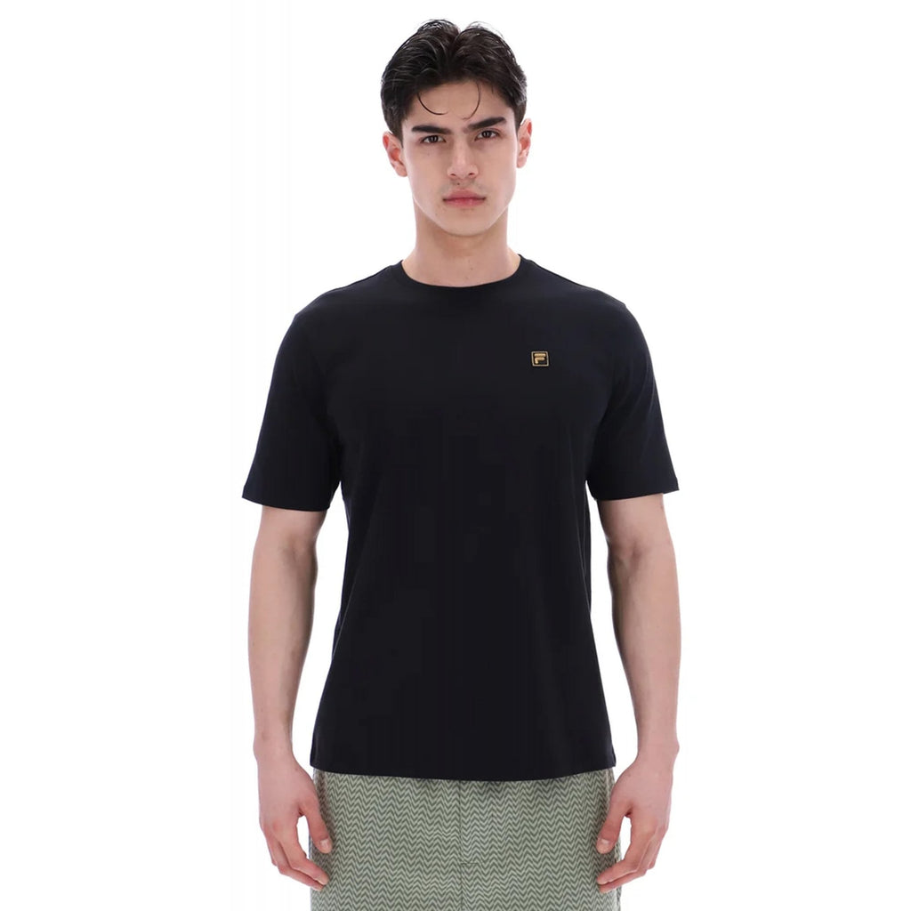 Fila Vintage Yaxley MG001 Premium Bamboo Badge Logo Half Sleeve T-Shirt