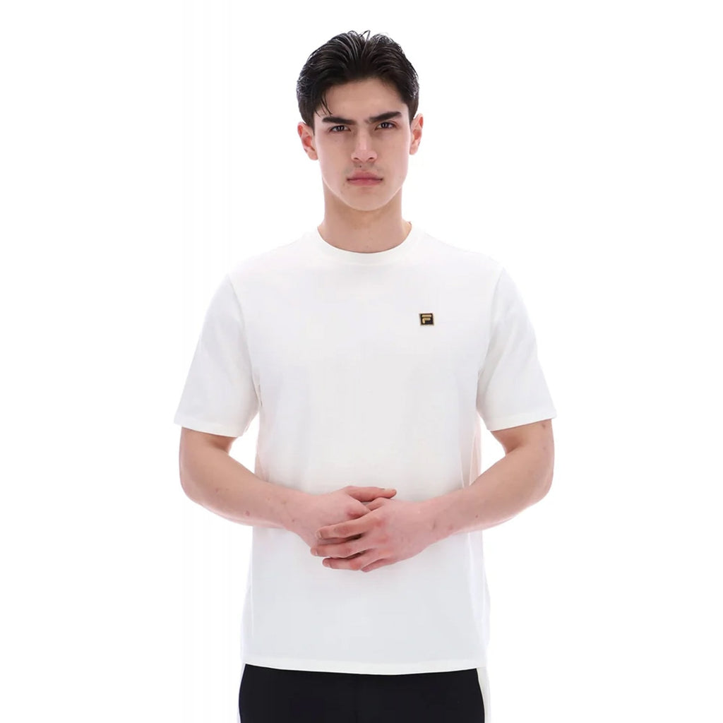 Fila Vintage Yaxley MG001 Premium Bamboo Badge Logo Half Sleeve T-Shirt