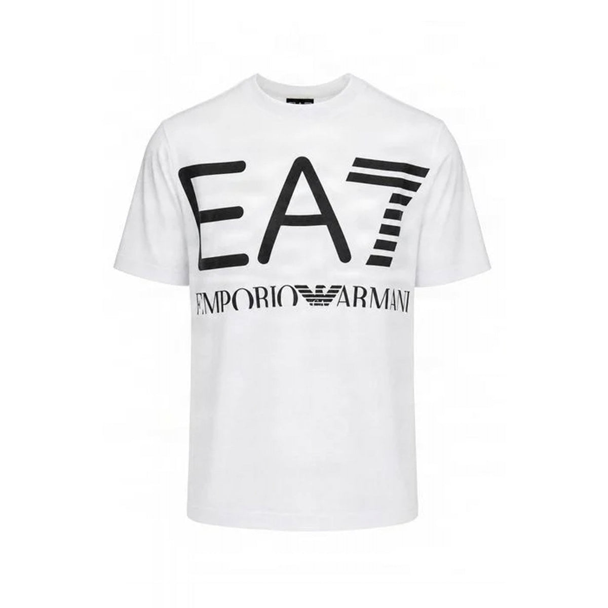 EA7 | Emporio Armani AF17788 2200 Contrast Enlarge Logo Print Half Sleeve T-Shirt