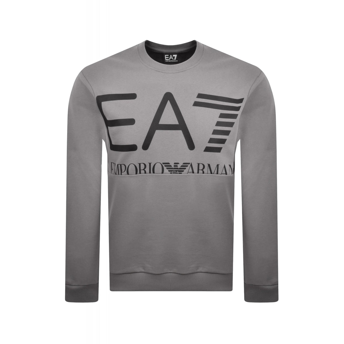 EA7 | Emporio Armani AF27189 2201 Contrast Enlarge Logo Print Sweat Top