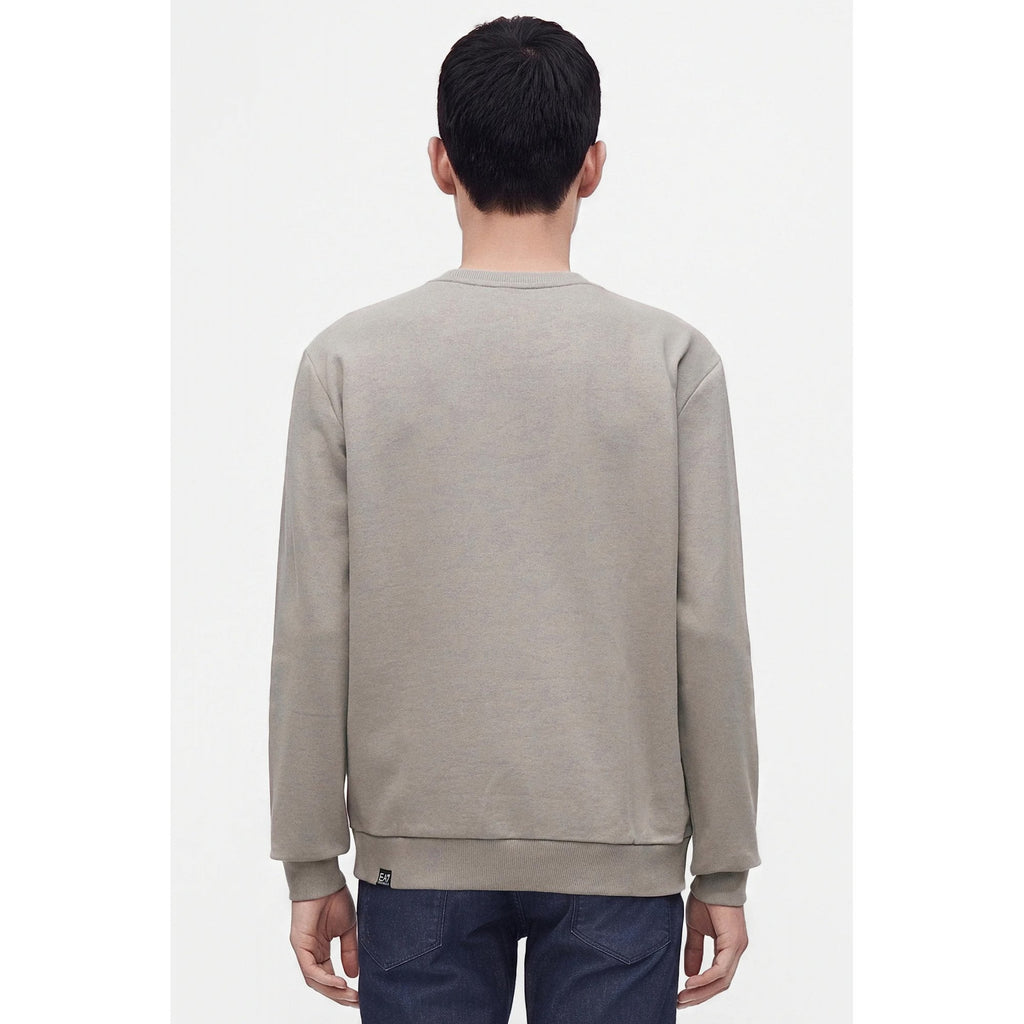 EA7 | Emporio Armani AF27189 2201 Contrast Enlarge Logo Print Sweat Top