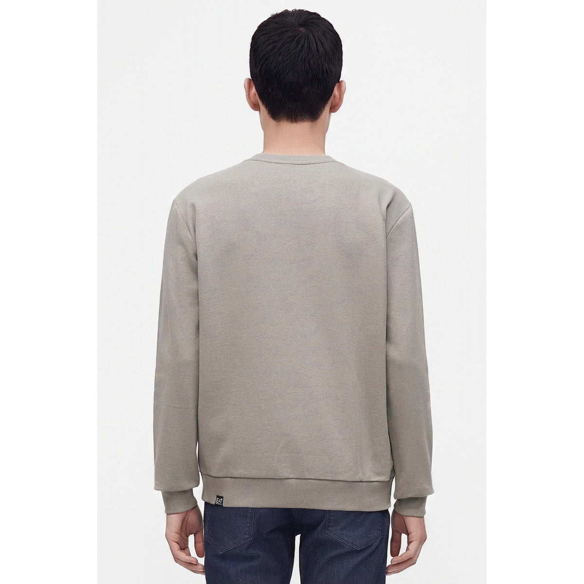 EA7 | Emporio Armani AF27189 2201 Contrast Enlarge Logo Print Sweat Top