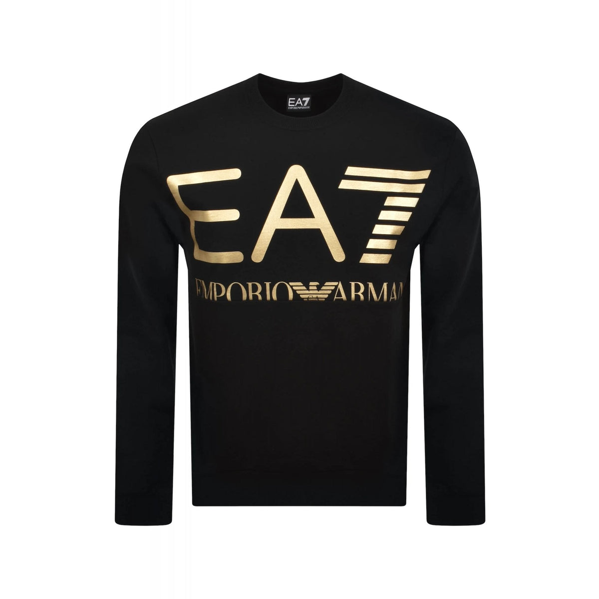 EA7 | Emporio Armani AF27189 2201 Contrast Enlarge Logo Print Sweat Top