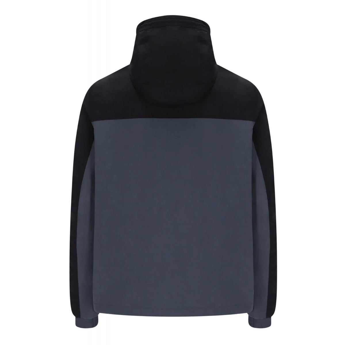 Sergio Tacchini | Alba 1327 Nylon Colour Panel Lightweight Hood Jacket - Black/Turbulence Grey