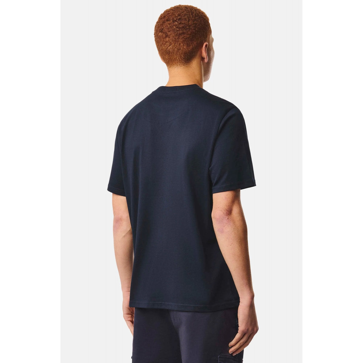 Weekend Offender PT3B13 Pater Father & Son Scene Graphic Print Half Sleeve T-Shirt - Navy
