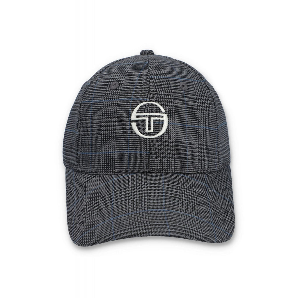 Sergio Tacchini | Wessler 1394 Strapback Contrast Puppytooth Check Baseball Cap - Grey