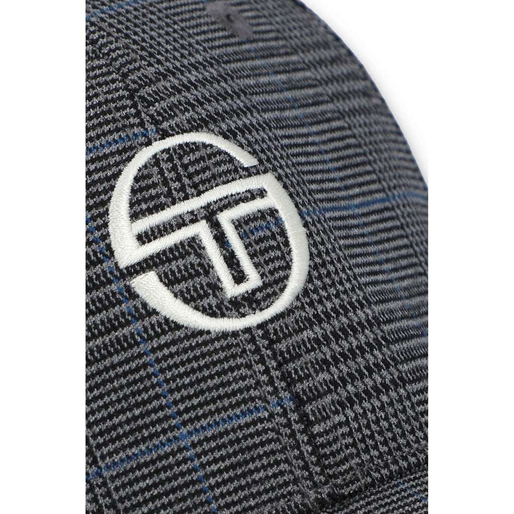 Sergio Tacchini | Wessler 1394 Strapback Contrast Puppytooth Check Baseball Cap - Grey