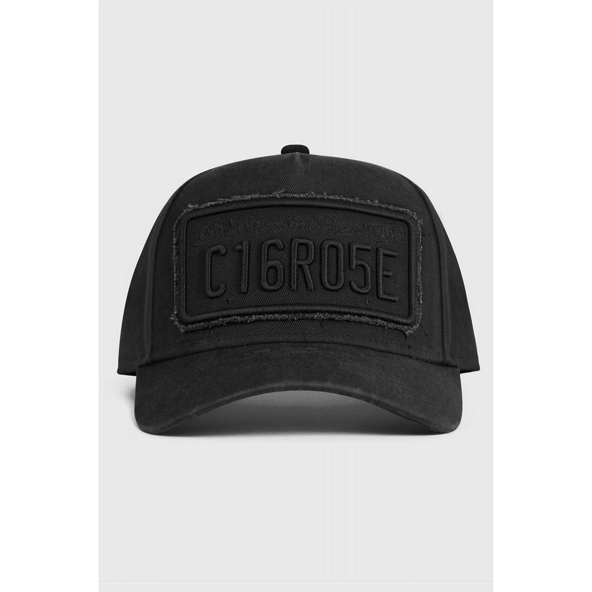 Christian Rose | CR058 Distressed Washed Private Plate Snapback Baseball Cap
