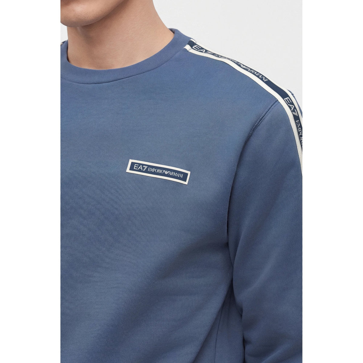 EA7 | Emporio Armani AF10377 2195 Train Rubber Tape Logo Sweat Top
