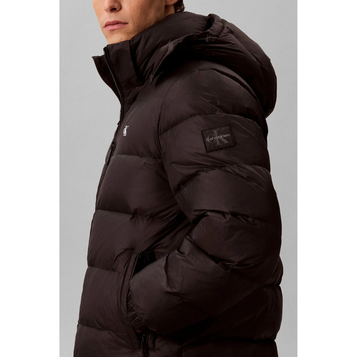 Calvin Klein Jeans | LV04RG515G Quilted Padded Down Waterproof Hood Jacket - Black