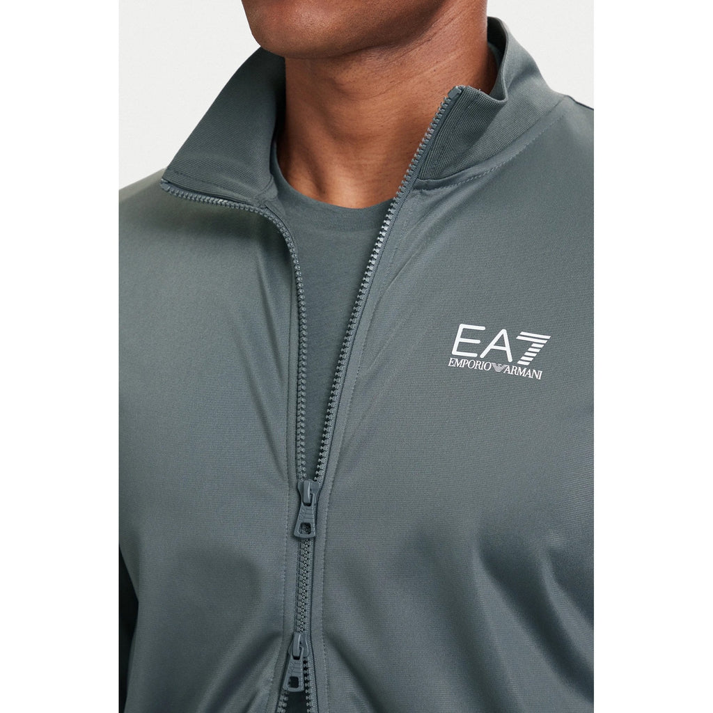 EA7 | Emporio Armani 8NPV65 PJHCZ Train Core Track Top Jogger Tracksuit Set - Pewter Grey