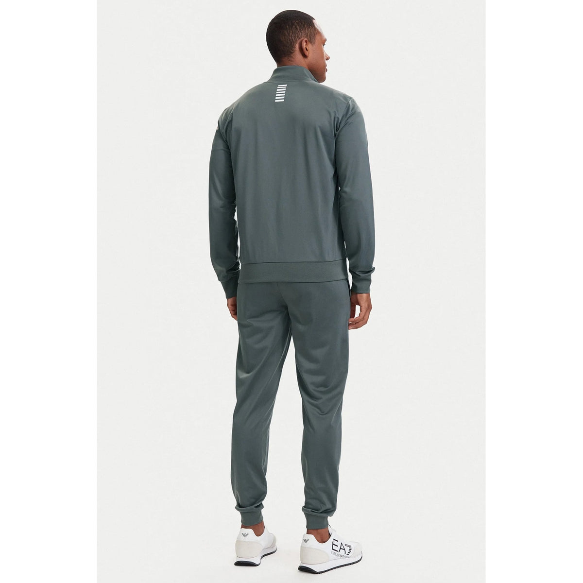 EA7 | Emporio Armani 8NPV65 PJHCZ Train Core Track Top Jogger Tracksuit Set - Pewter Grey