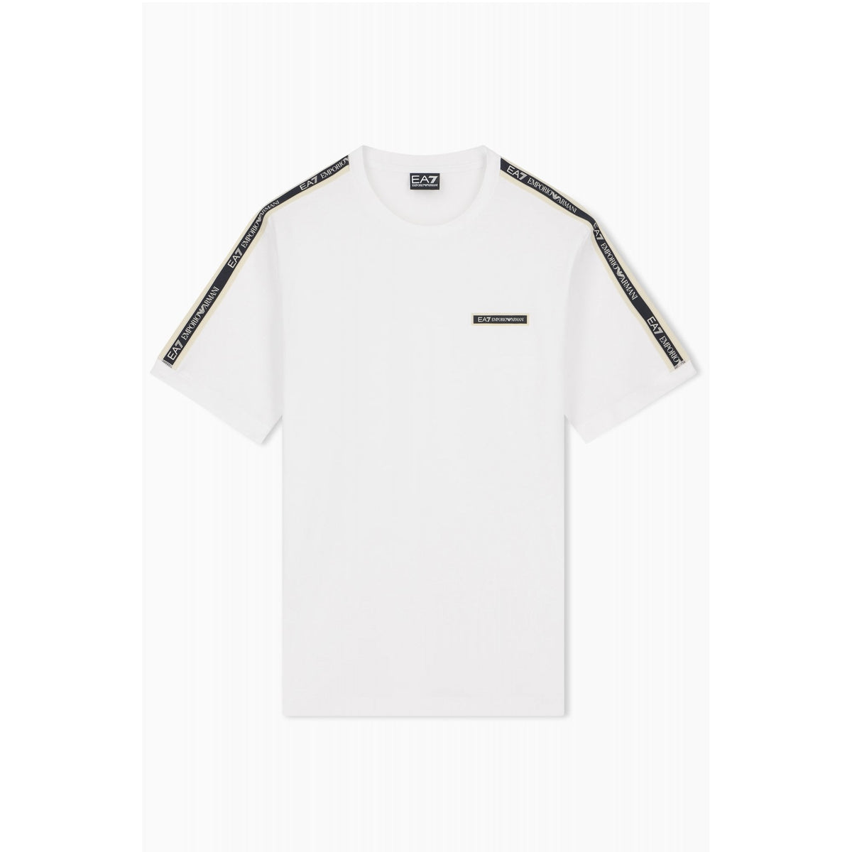 EA7 | Emporio Armani AF10373 2189 Train Rubber Tape Logo Half Sleeve T-Shirt
