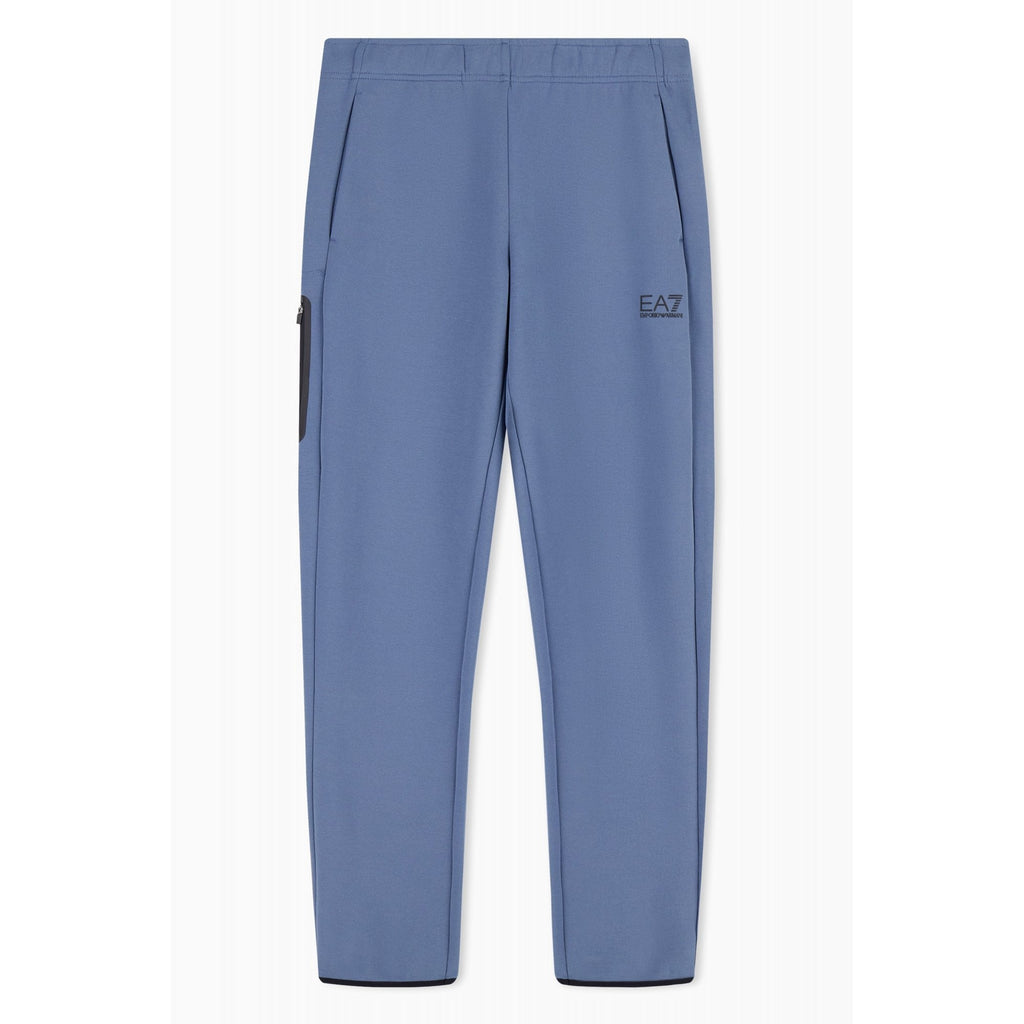 EA7 | Emporio Armani AF20845 2518 Cotton Blend VENTUS7 Slim Fit Jogger - China Blue