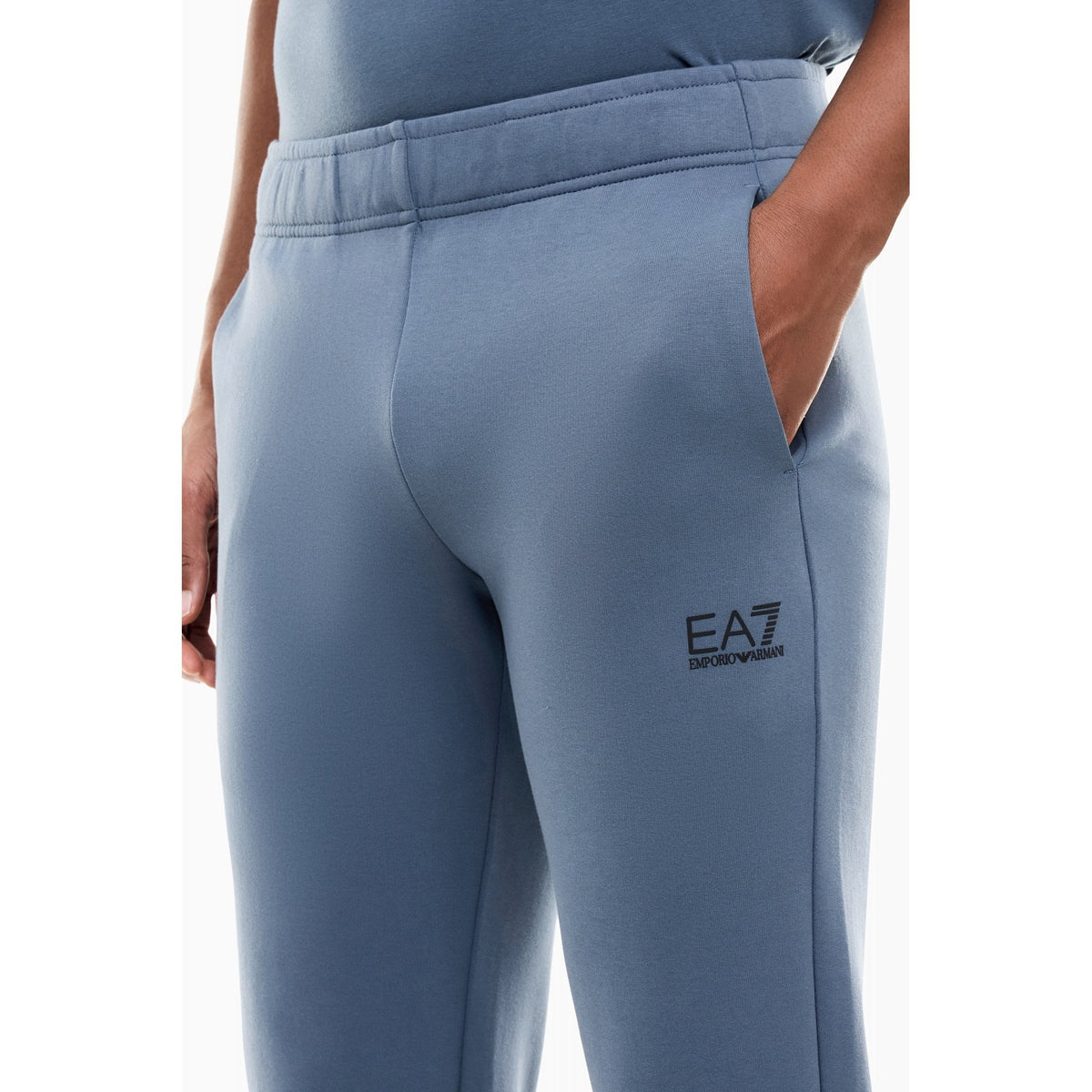 EA7 | Emporio Armani AF20845 2518 Cotton Blend VENTUS7 Slim Fit Jogger - China Blue