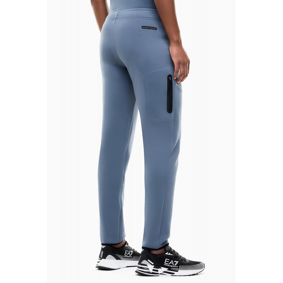 EA7 | Emporio Armani AF20845 2518 Cotton Blend VENTUS7 Slim Fit Jogger - China Blue