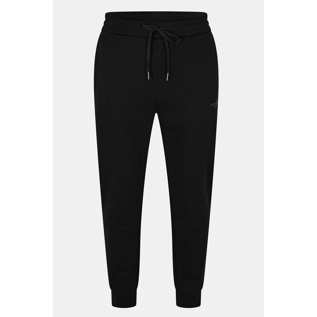 Armani Exchange | AX XM001299 AF209349 Injection Mould Logo Design Cotton Jogger - Black