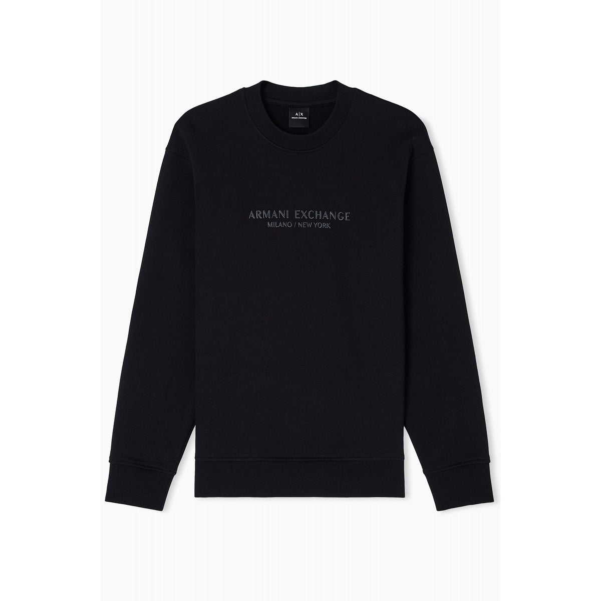 Armani Exchange | AX XM001296 AF10818 Injection Mould Logo Design Sweat Top - Dark Navy