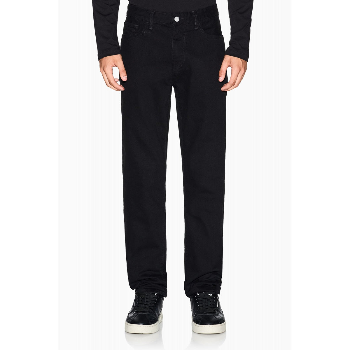 Armani Exchange | AX XM000069 AF14267 A|X Slim Fit Silhouette Denim Jean - Black