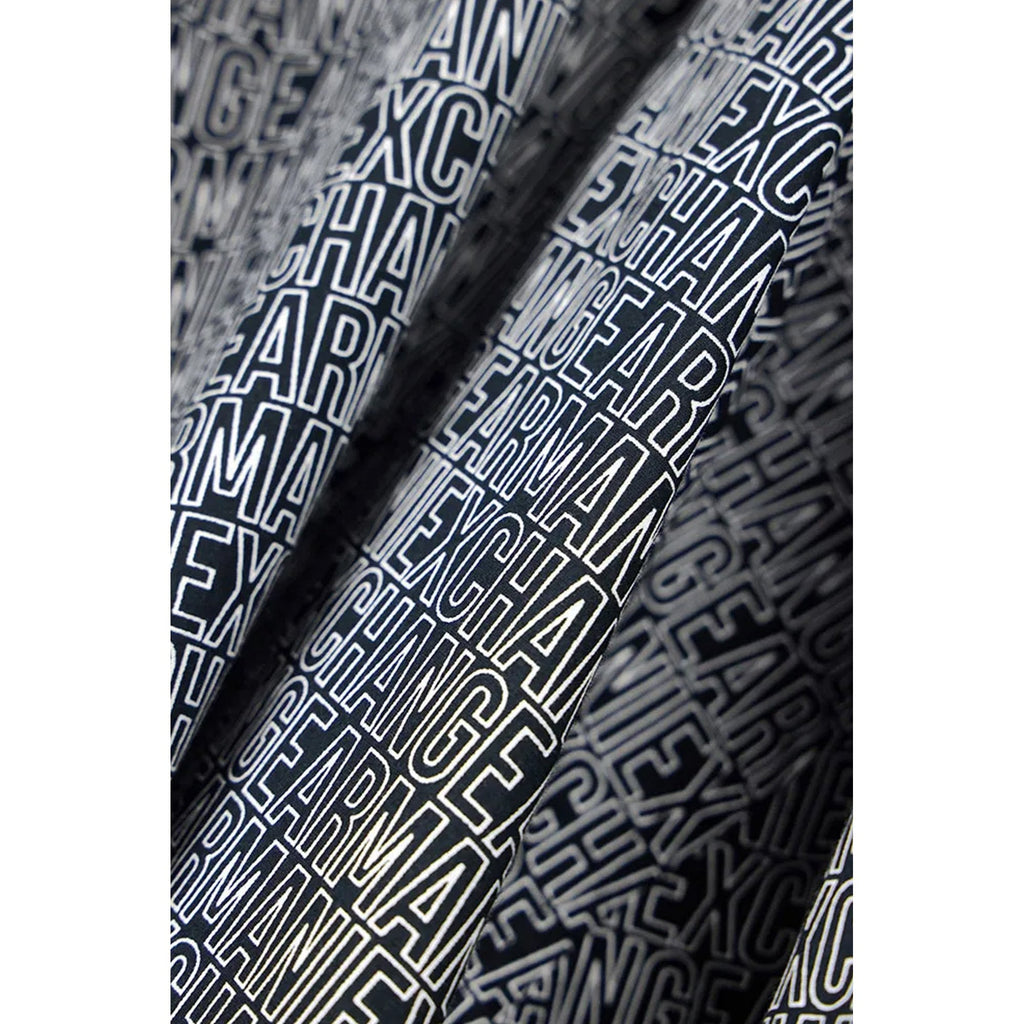 Armani Exchange | AX XM000625 AF13184 All-over Repeat Logo Print Long Sleeve Shirt - Black