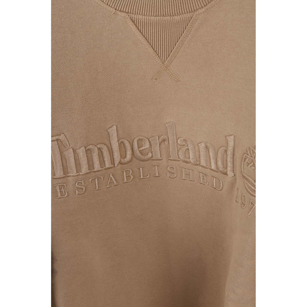 Timberland TBC0YHB7 Heritage Established 1973 Linear Logo Crew Sweat Top
