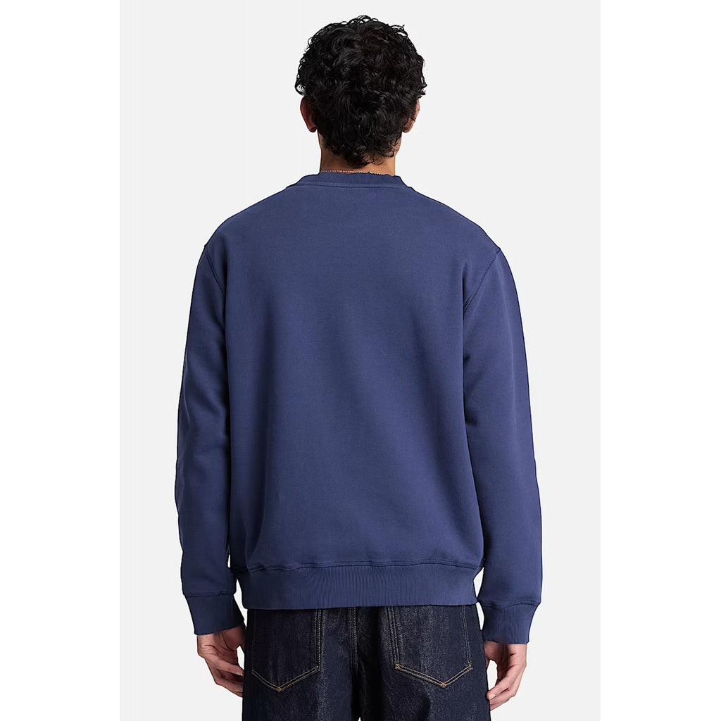 Timberland TBC0YHB7 Heritage Established 1973 Linear Logo Crew Sweat Top