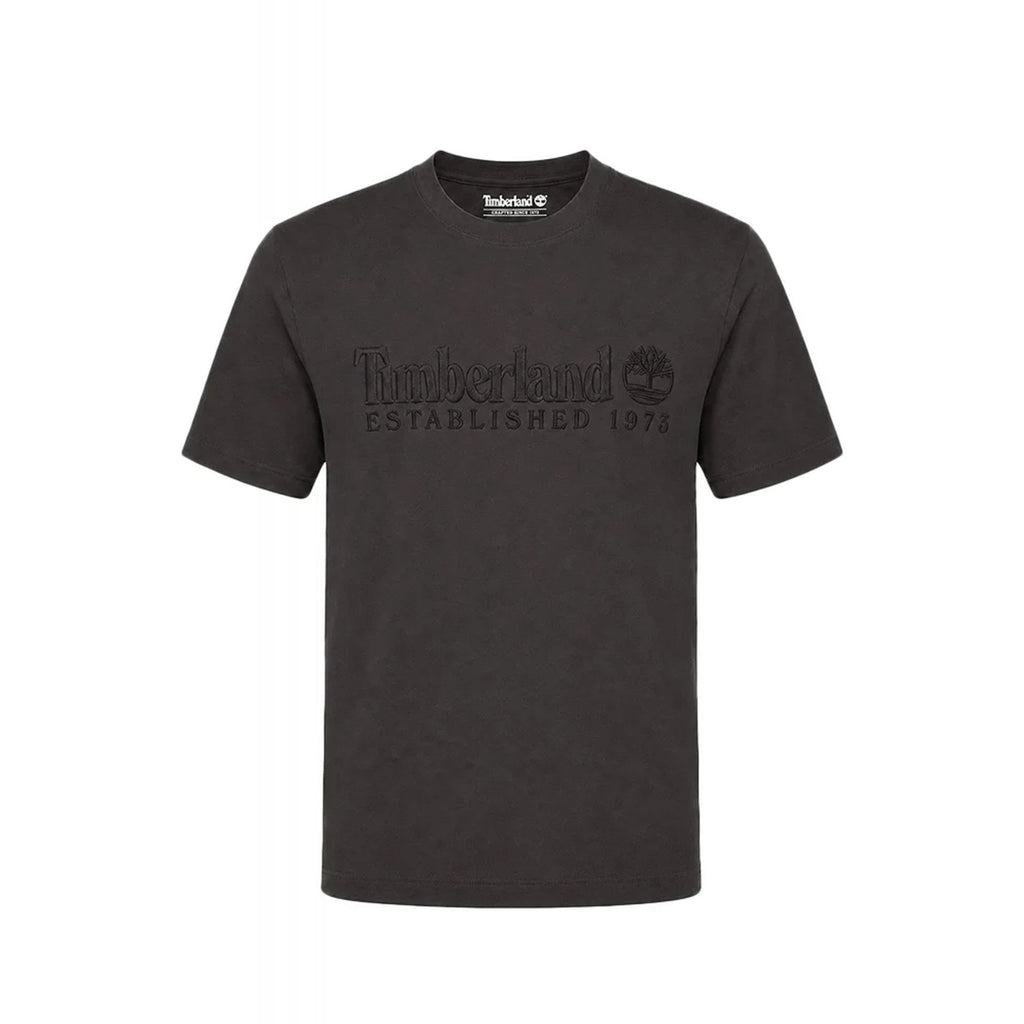 Timberland TBC0YHBR Heritage Established 1973 Linear Logo Half Sleeve T-Shirt