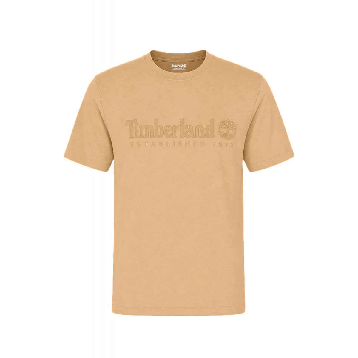 Timberland TBC0YHBR Heritage Established 1973 Linear Logo Half Sleeve T-Shirt