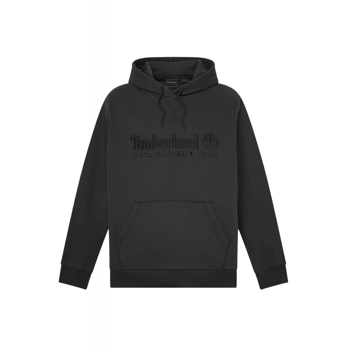 Timberland TBC0YHB6 Heritage Established 1973 Linear Logo Overhead Hood Top - Dark Grey