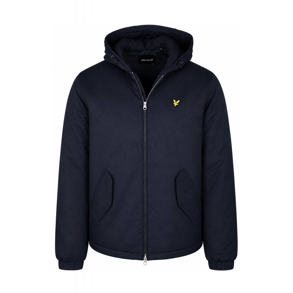 Lyle & Scott | JK2514V Padded Softshell Zip Through Hooded Jacket - Dark Navy