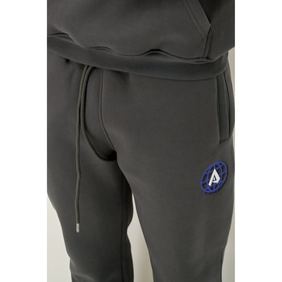 ARQ Studios | Global Street Diamond Stars Print Sweat Jogger - Dark Grey