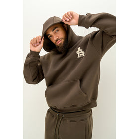 ARQ Studios | Classic Core Relaxed Fit Overhead Hood Top - Brown