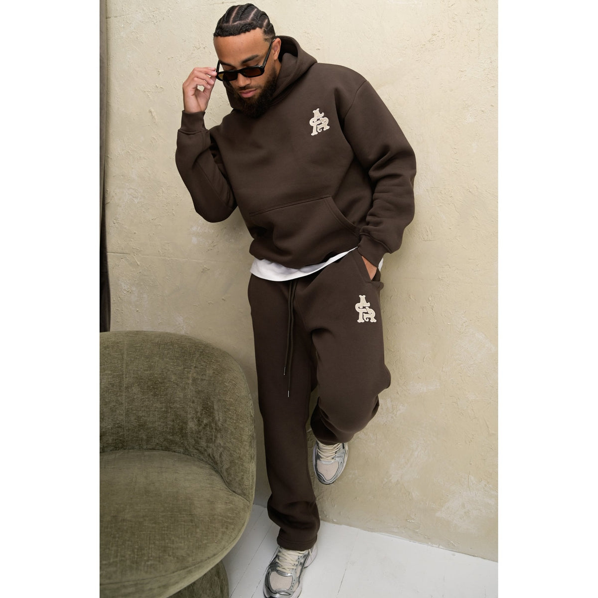 ARQ Studios | Classic Core Relaxed Fit Overhead Hood Top - Brown