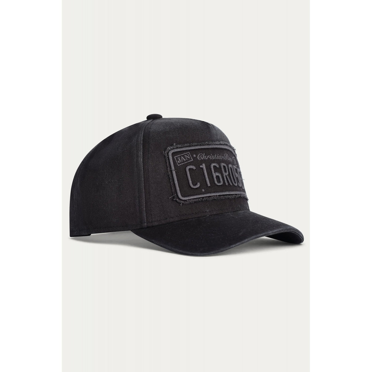 Christian Rose | CR058 Distressed Washed Private Plate Snapback Baseball Cap