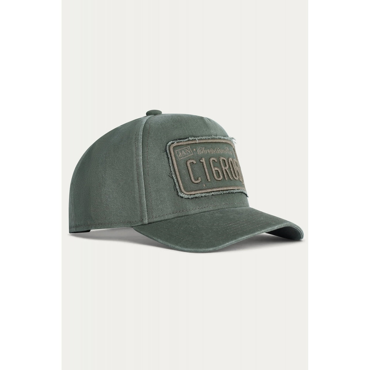 Christian Rose | CR058 Distressed Washed Private Plate Snapback Baseball Cap