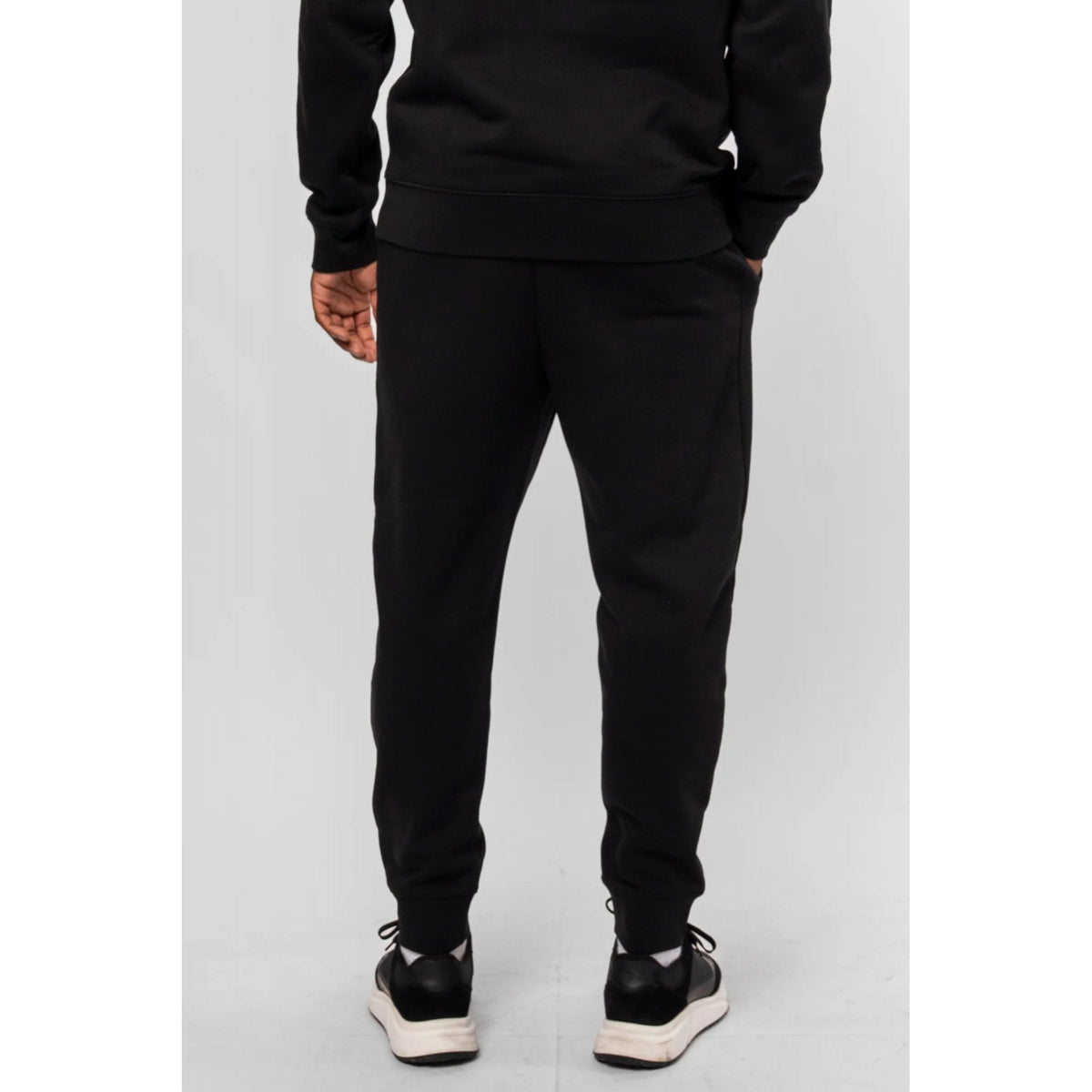 Valere Milano | Pisanino VM-352 Winged Horse Motif Print Sweat Jogger - Black