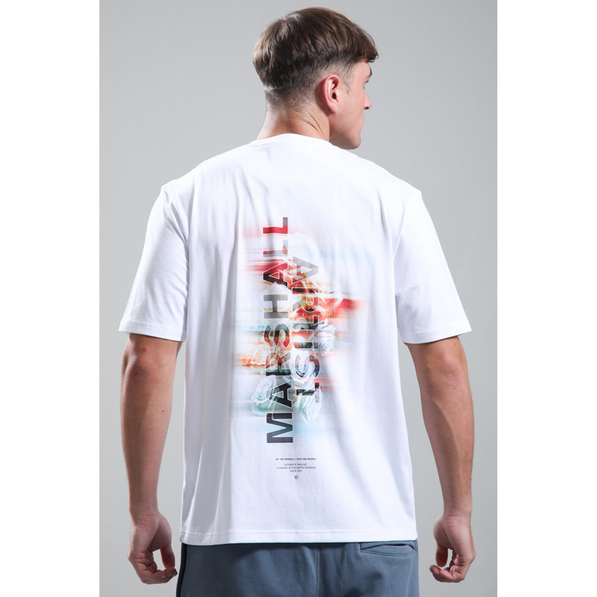 Marshall Artist | 1258 Future Proof Motion Blurred Rose Graphic Print Half Sleeve T-Shirt